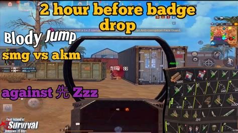 Bloody jump 2 hour before badge drop last island of survival | smg vs m4 badge drop lios - YouTube