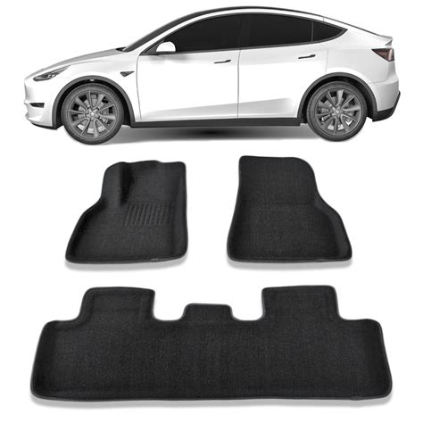 Model Y Floor Mats - 3D Comfort Performance - Tesloid USA