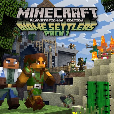 Minecraft Biome Settlers Skin Pack 1 (English/Chinese/Korean/Japanese Ver.)