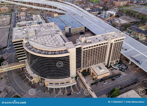 Aerial Photo Sheraton Birmingham Hotel Alabama Stock Image - Image of city, rooftop: 172845037