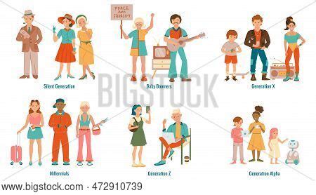 Generations People Vector & Photo (Free Trial) | Bigstock