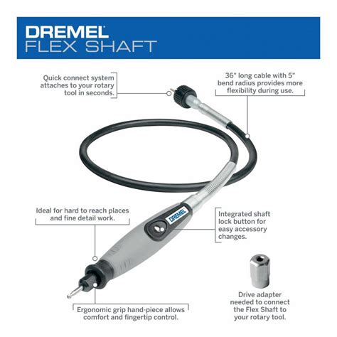 Dremel Flex Shaft Attachment 225-02 from Dremel - Acme Tools