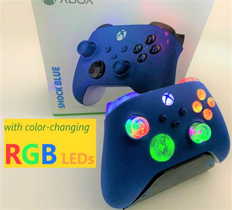 BRAND NEW Blue Xbox One Controller W Color Changing LED Mod Gaming - Etsy