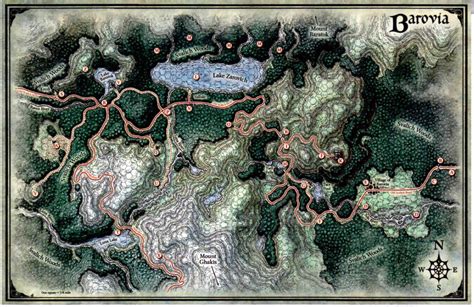 Resultado de imagem para map of barovia | Backyard landscaping designs, Dungeons and dragons, Map