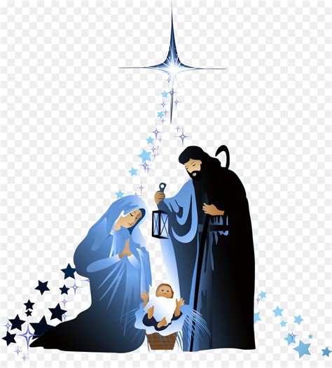 Holy Family Nativity of Jesus Nativity scene Christmas - Christian vector material png download ...