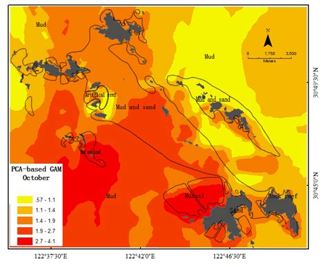 Habitat type in study area and the distribution of demersal fish... | Download Scientific Diagram