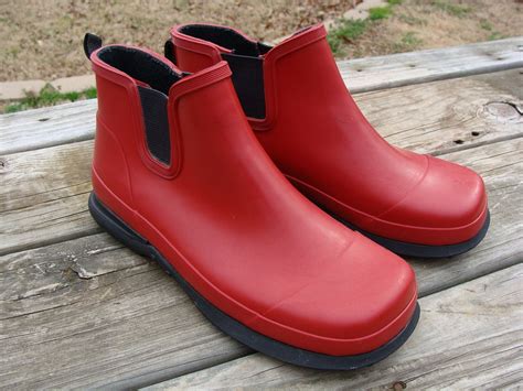 SALE Eddie Bauer Rain Boots Womens Ladies size 7 Red by bethage