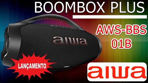 AIWA BOOMBOX PLUS (AWS-BBS-01B) A BOOMBOX Melhorada, 42% OFF