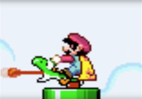 Mario Punches Yoshi (screen shot) | Mario Punching Yoshi | Know Your Meme