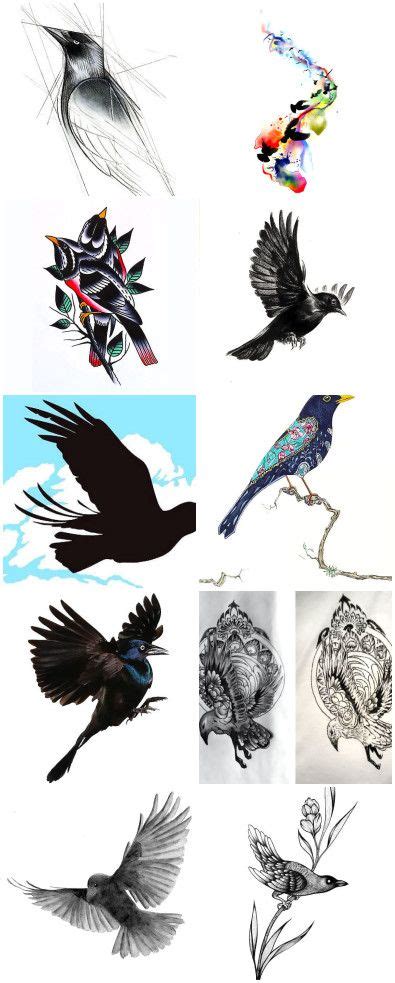 20 Impressive Blackbird Tattoo Designs | Black bird, Tattoo designs, Tattoos