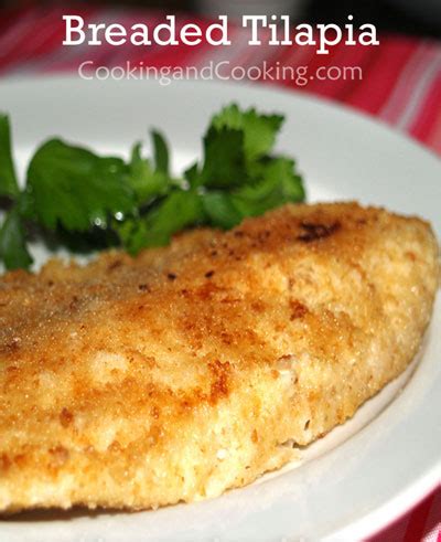 Breaded Tilapia Recipe, Easy Fish Recipes | Cooking and Cooking