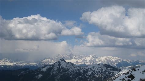 Free Images : landscape, nature, snow, cloud, sky, mountain range, weather, cumulus, snowy ...