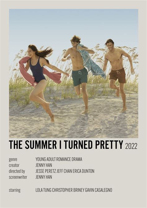 the summer i turned pretty mini poster | Pretty movie, Iconic movie posters, Film posters minimalist