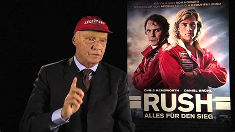 Niki Lauda Formula One Interview german 2013 RUSH Formel 1 - YouTube