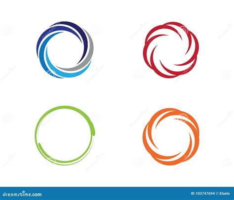 Circle logo template stock vector. Illustration of circle - 103747694