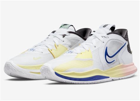 Nike Kyrie Low 5 White Game Royal Citron Tint DJ6012-100 Release Date | SBD