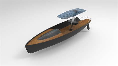 solar powered carbon fiber boat - ©carbonboats 2014