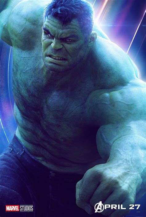 Hulk - Avengers Infinity War character poster - Avengers: Infinity War 1 & 2 Photo (41315725 ...