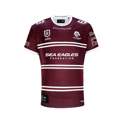 Buy 2024 Manly Sea Eagles NRL Home Jersey - Youth - Your Jersey