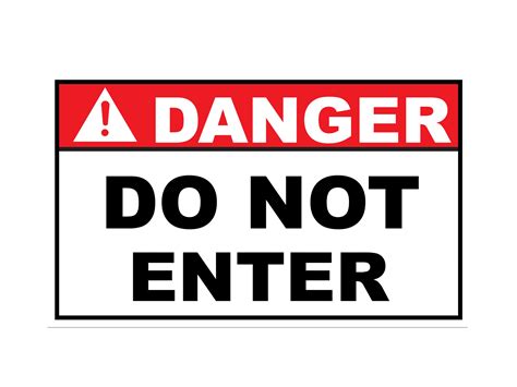 DO NOT ENTER SIGN – Safetyfirst Group (Pvt) Ltd.