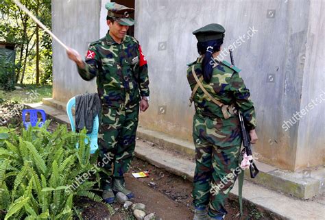 Female Recruit Kachin Independence Army Receives Editorial Stock Photo ...