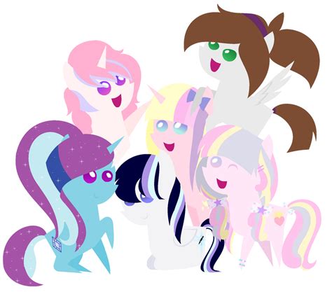 Mane Six by SugarMoonPonyArtist on DeviantArt