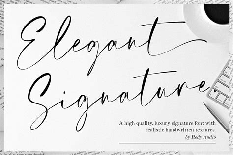 Elegant Signature | Signature fonts, Handwritten fonts, Feminine fonts