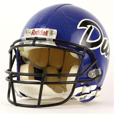 Lot Detail - 1996 Duke Blue Devils Game Worn Football Helmet (MEARS LOA)