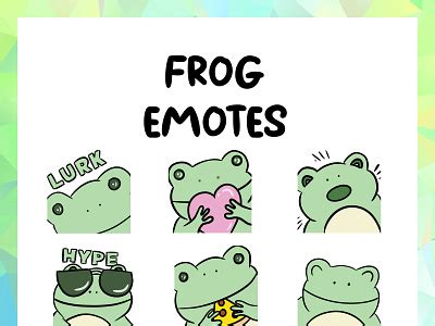 Frog Emotes by renfys on Dribbble