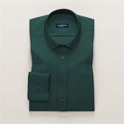 Dark green business shirt | Tailor Store®