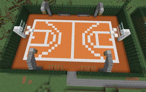 Minecraft Basketball Court