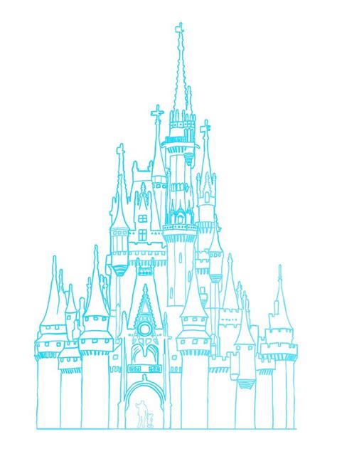 Disney Cinderella Castle Sketch By Jason Nicholas | stickhealthcare.co.uk