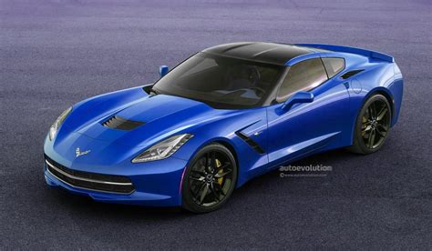 2014 Corvette C7 Stingray Looks Great in Blue - autoevolution