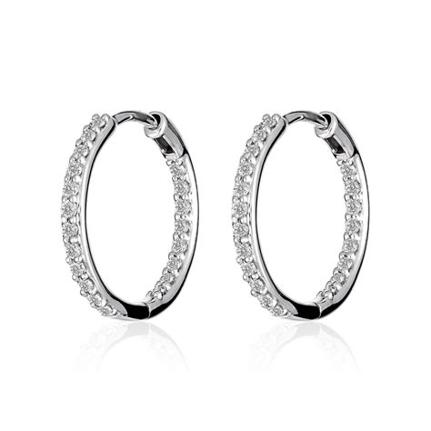 Diamond Hoop Earrings - Shannakian Fine Jewellery