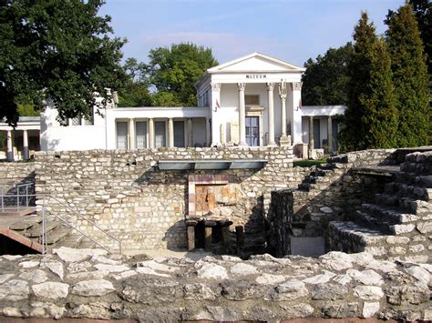 Archaeological park of the Aquincum Museum in Budapest, Hungary image - Free stock photo ...