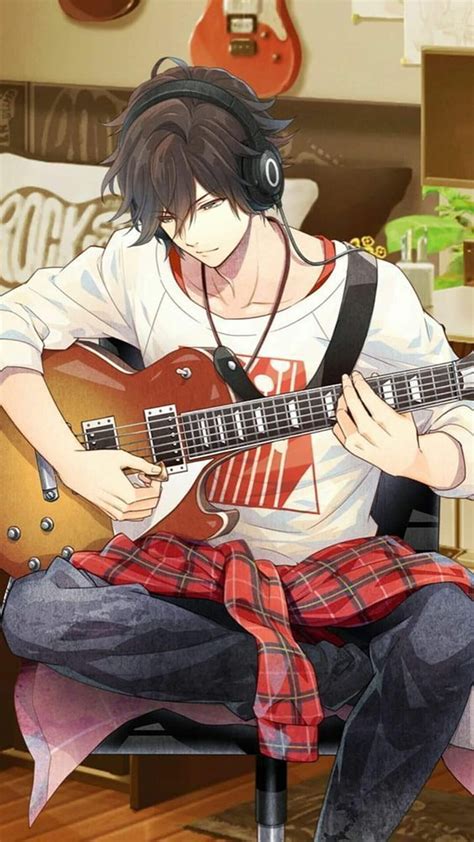 Chico Anime Guitarra, Chico Kawaii fondo de pantalla del teléfono | Pxfuel