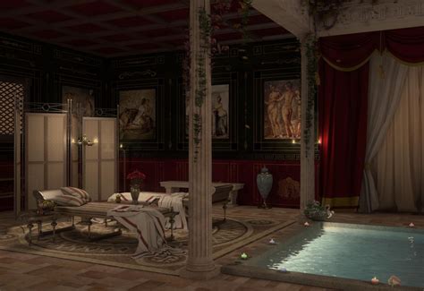 3d visualization Recreation roman bath | 3dlancer.net