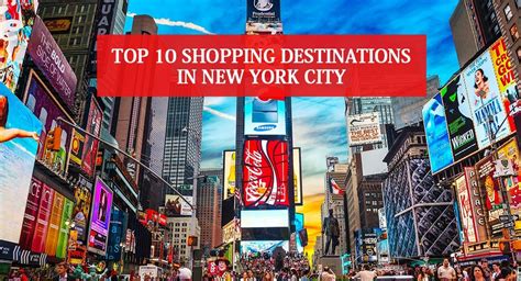 Top 10 Shopping Destinations in New York City | NYC Shopping Guide {go}