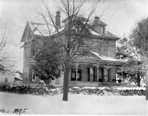 Vintage photos of snow in Houston