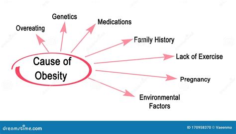 Obesity: Causes And Effects Royalty-Free Stock Photography | CartoonDealer.com #122904461