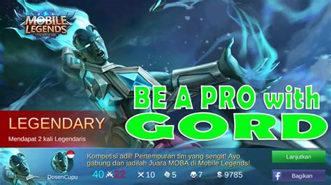 GORD MOBILE LEGENDS PRO and BEST BUILD - YouTube