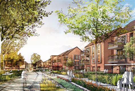 Plans Submitted for Enhanced Brooklands College, Community Facilities and New Homes in Weybridge ...