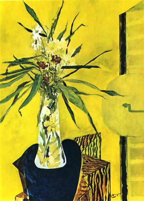 Still life with flowers, 1945 - Georges Braque - WikiArt.org