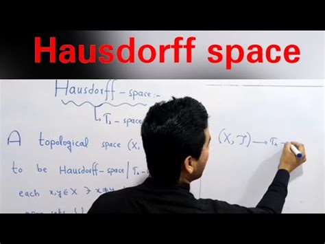 Hausdorff space in topology in hindi/urdu | T2 space in topology in ...