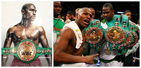 WBC to add Floyd Mayweather's picture on all of its belts