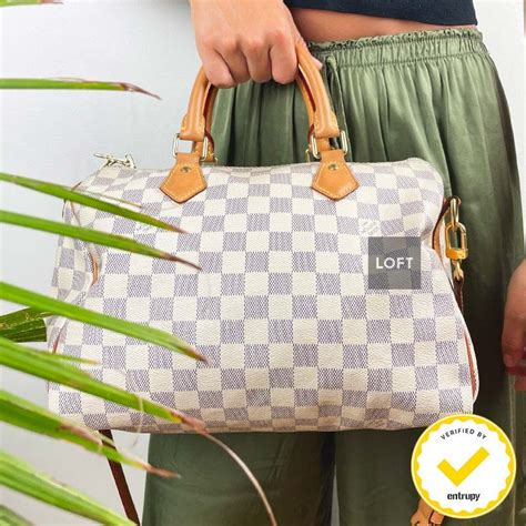 Louis Vuitton Speedy Bandouliere 30 Damier Azur - LOFT