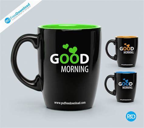 Free PSD Coffee Mug Mockup - Mockupfree.co