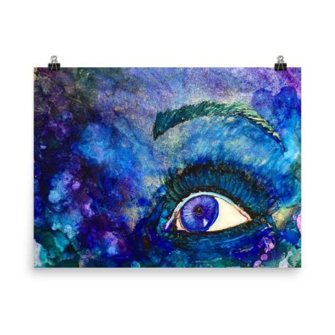 Eye Art Colorful Painting Print Museum Quality Printed Art - Etsy | Eye art, Colorful paintings ...