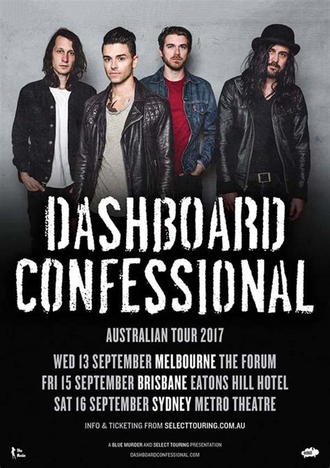 Dashboard Confessional Australian east coast tour - Caught in the Mosh