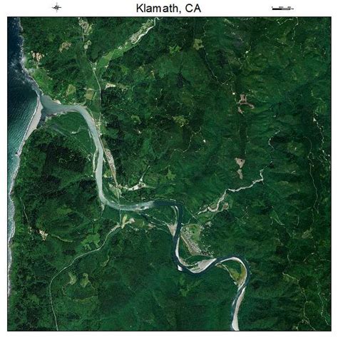 Aerial Photography Map of Klamath, CA California